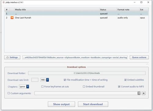 add soundcloud track into ytdl interface