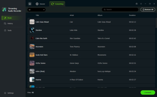 convert deezer music