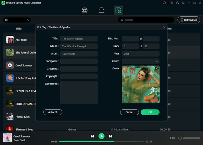edit spotify id3 tags