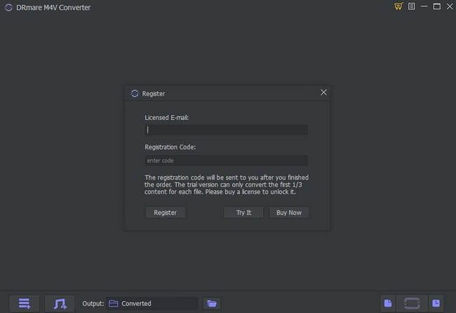 register drmare m4v converter